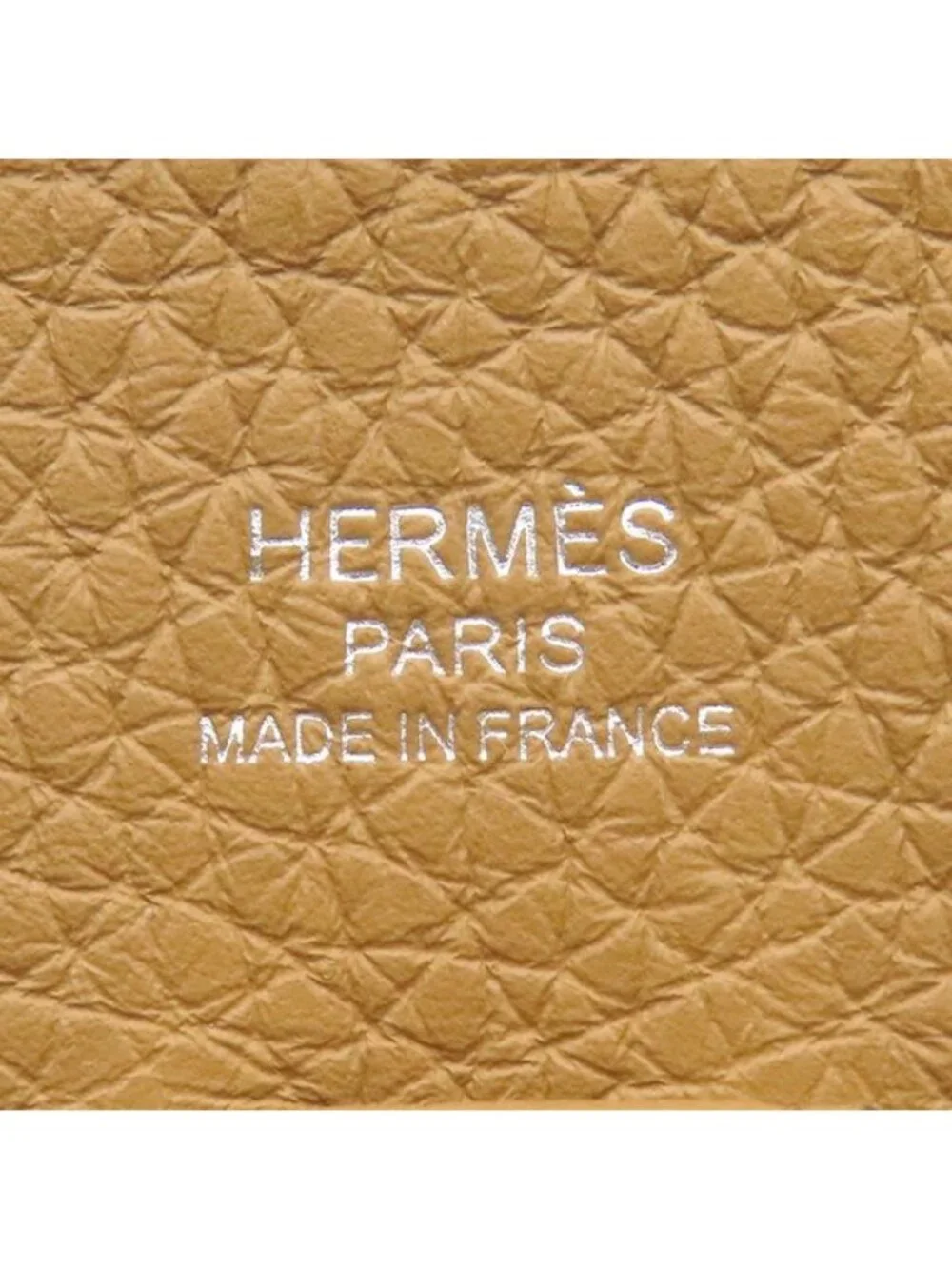 Hermes Shoulder Bag Evelyne 3 23 Taurillon Clemence Biscuit Silver Brown